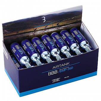BBB - AirTanks 16g CO2 Cartridges, 30pc Display Box